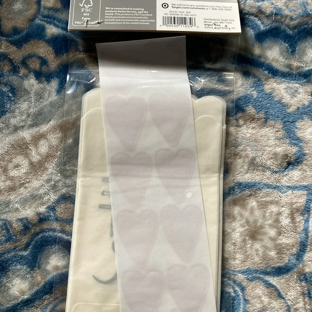 NWT 18 (10 count/package) “made with love ❤️” spritz treat bags and stickers